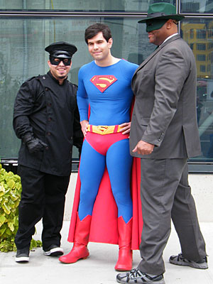 Kato, Superman, and Green Hornet at NYCC 2013
