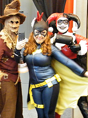 Scarecrow, Batgirl, and Harley Quinn at NYCC 2014