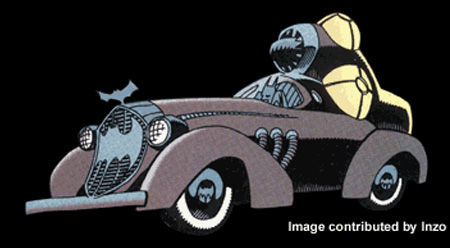 Haunted Gotham Batmobile
