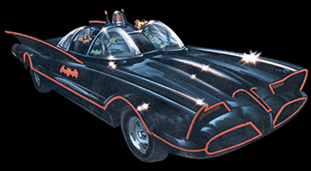 Booster Gold Batmobile